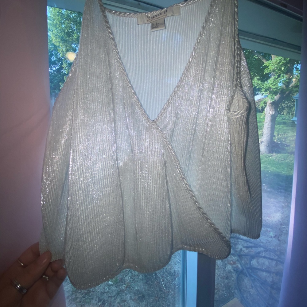 forever 21 sparkly top